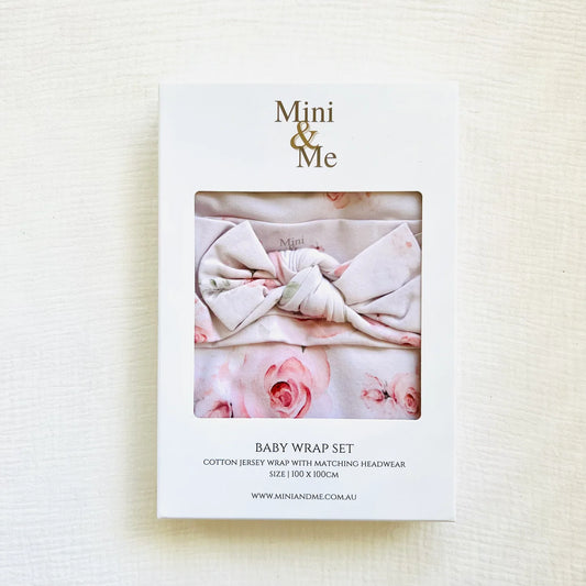 Cuddle Bug & Co - Organic Jersey Baby Wrap Set Imogen