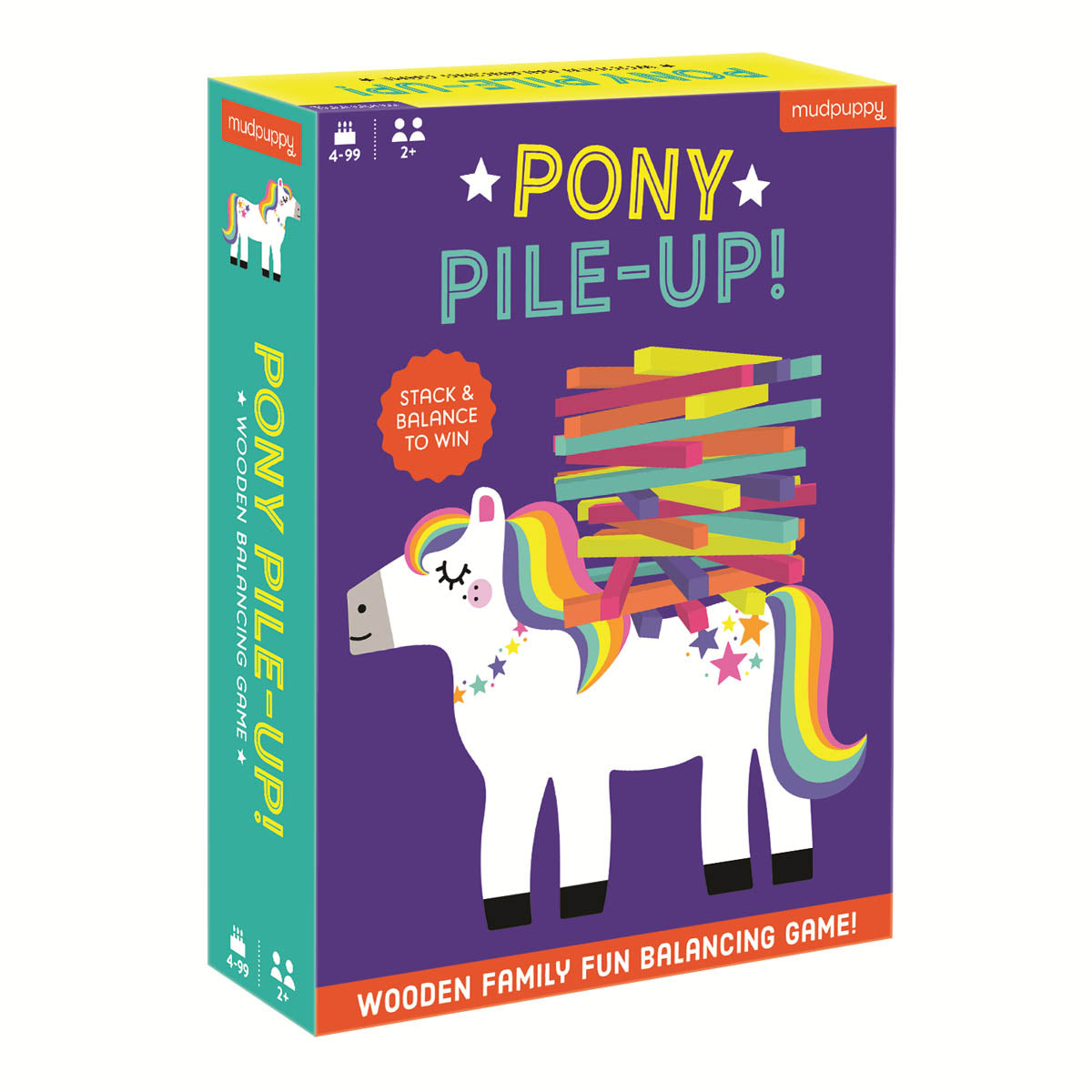 Mudpuppy Mini Puzzle- Pony Pile Up Balancing Game