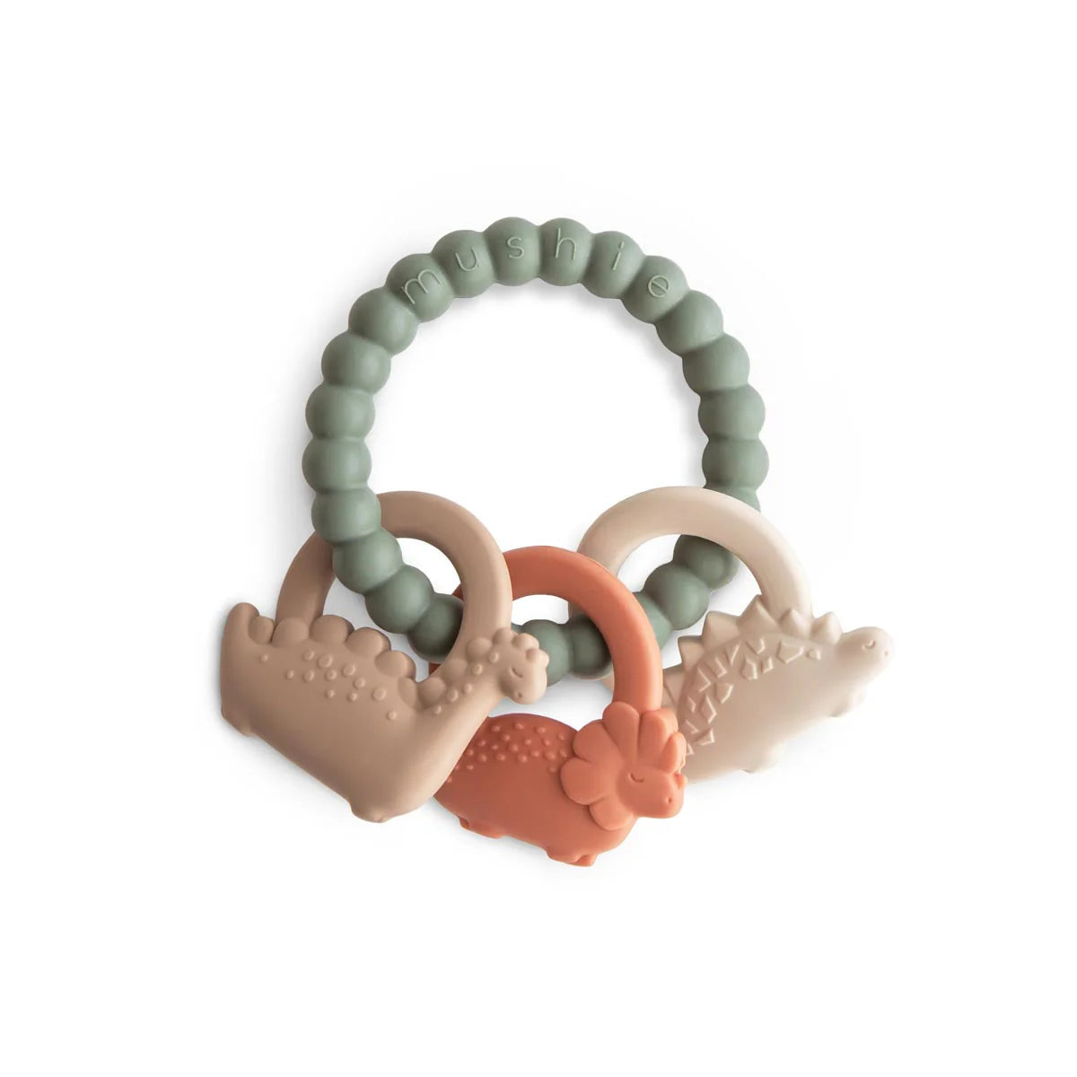 Mushie- Dino Teething Ring