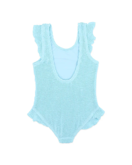 Minihana - Blue Fizz Crinkle Swimsuit