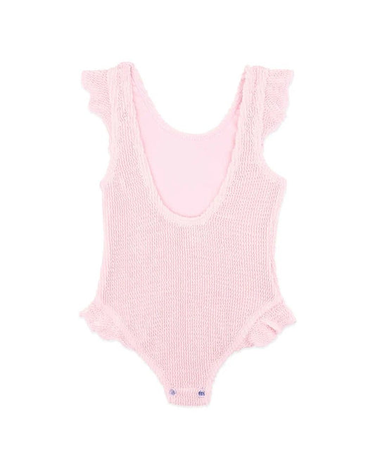 Minihana - Pale Pink Crinkle Swimsuit - swim