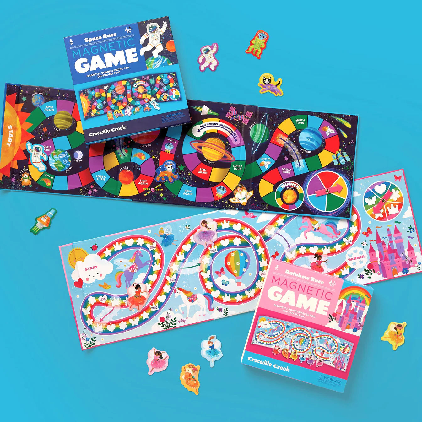 Crocodile Creek- Magnetic Game- Rainbow Race