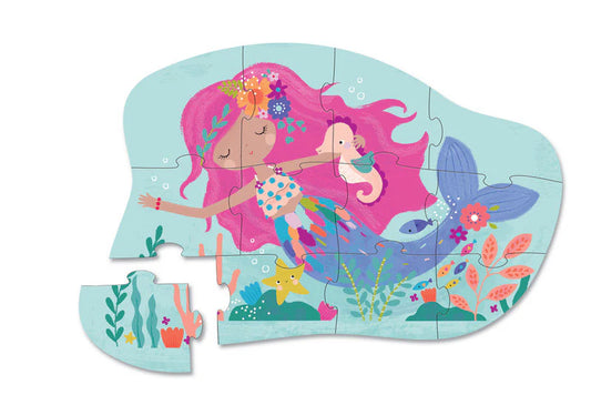 Crocodile Creek- Mini Puzzle- 12 Piece- Mermaid Dreams
