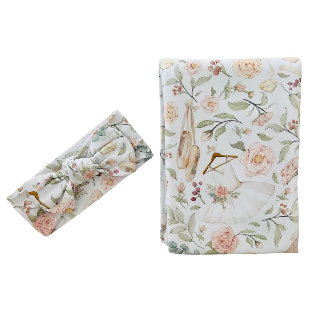 Cuddle Bug & Co - Organic Jersey Baby Wrap Set Amelia