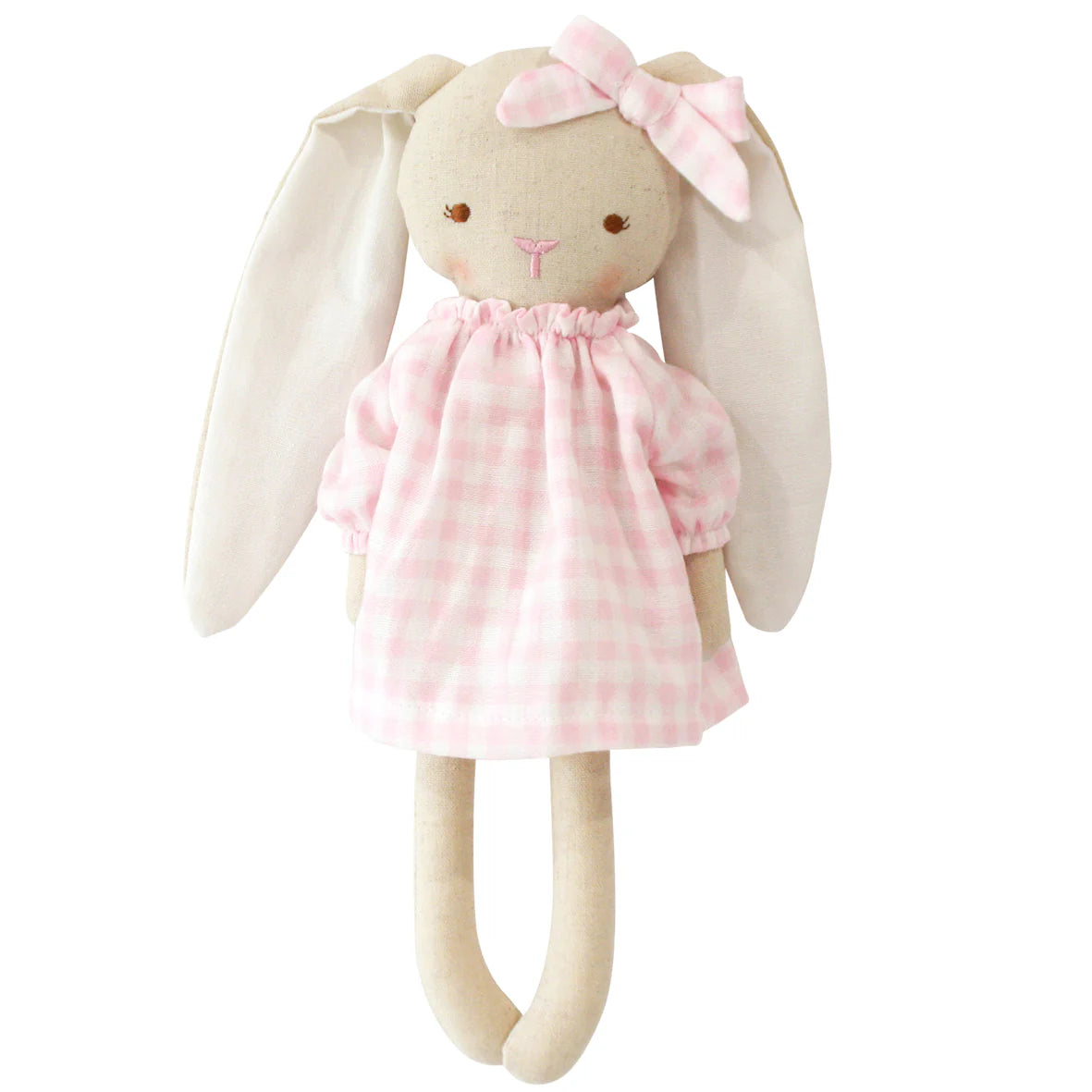 Alimrose - Twiggy Teddy 29cm- Pink Gingham
