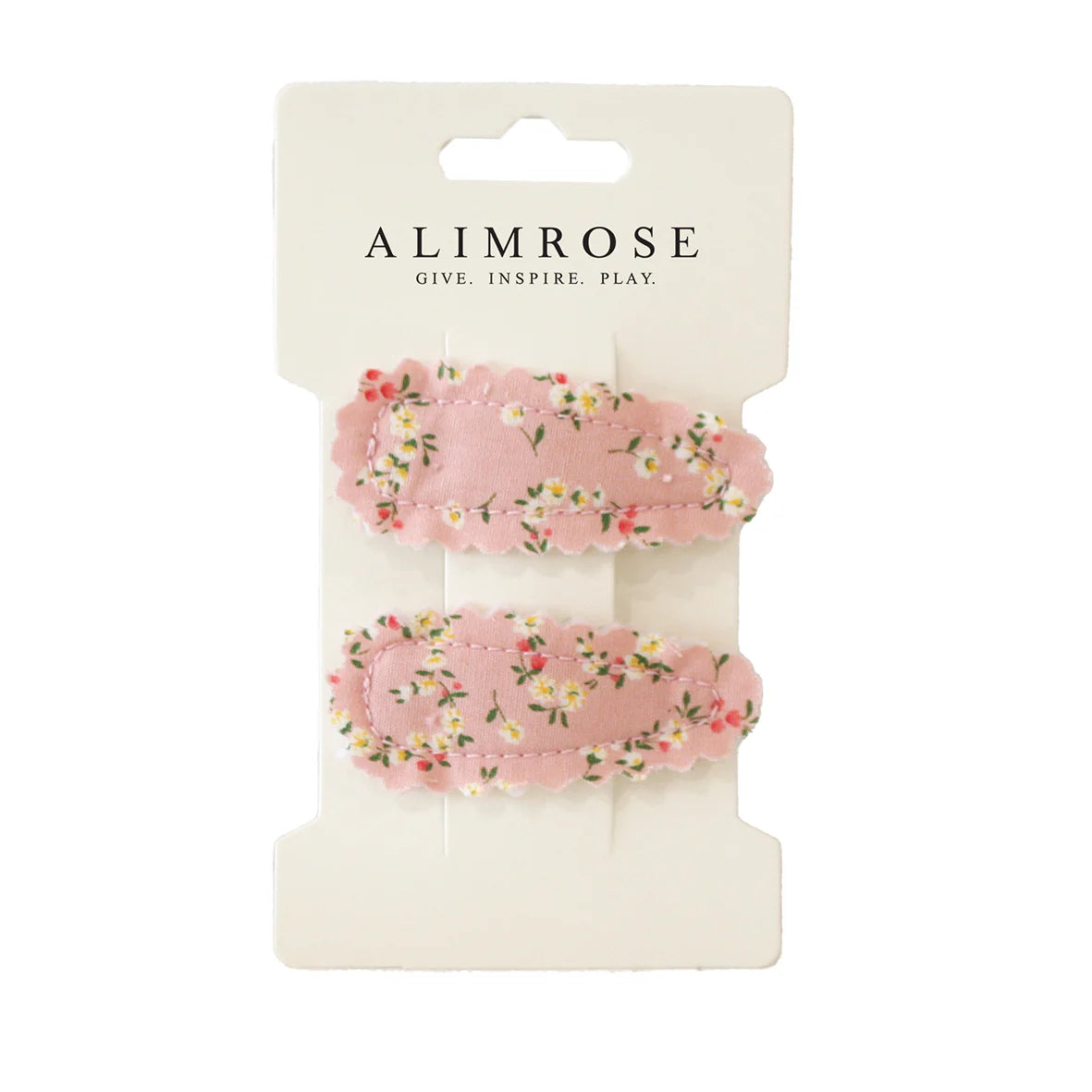 Alimrose- Posy Heart- Hair Clips