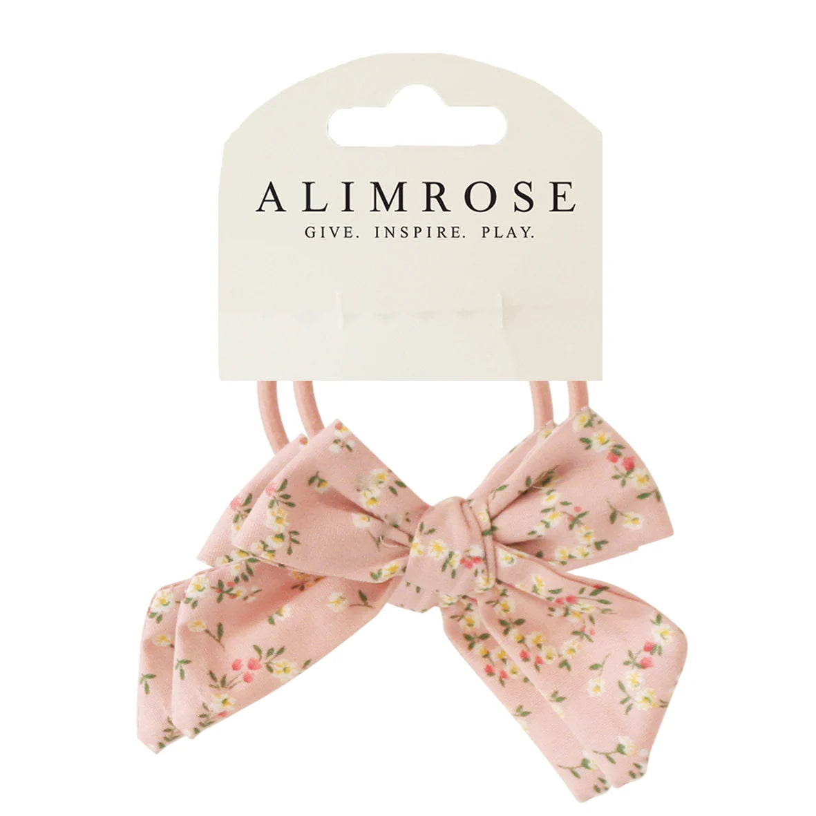 Alimrose- Posy Heart- Bow Hair Tie Set