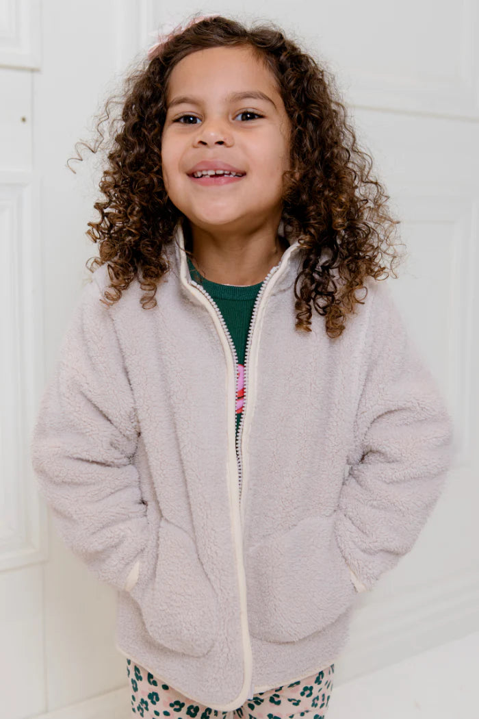 Milky Clothing -Natural Sherpa Jacket