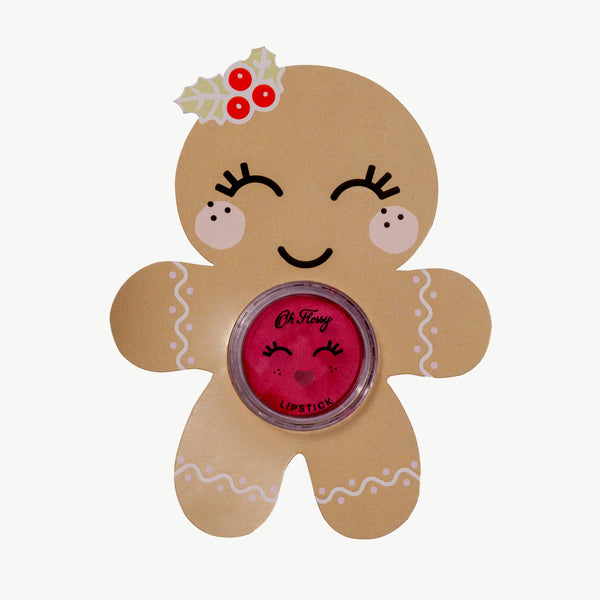 Oh Flossy - Gingerbread Girl Lipstick Stocking Stuffer