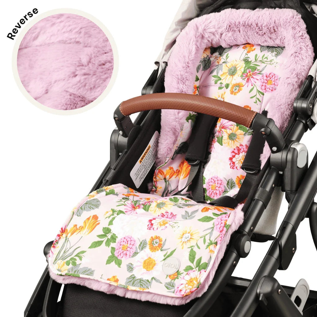 Oi Oi- Cozy Fleece Reversible Pram Liner- Garden Party