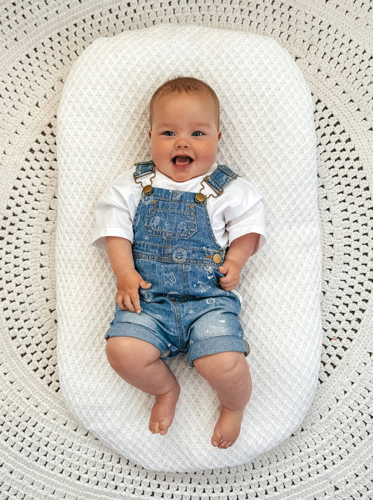 Aster and Oak - Safari Denim Romper