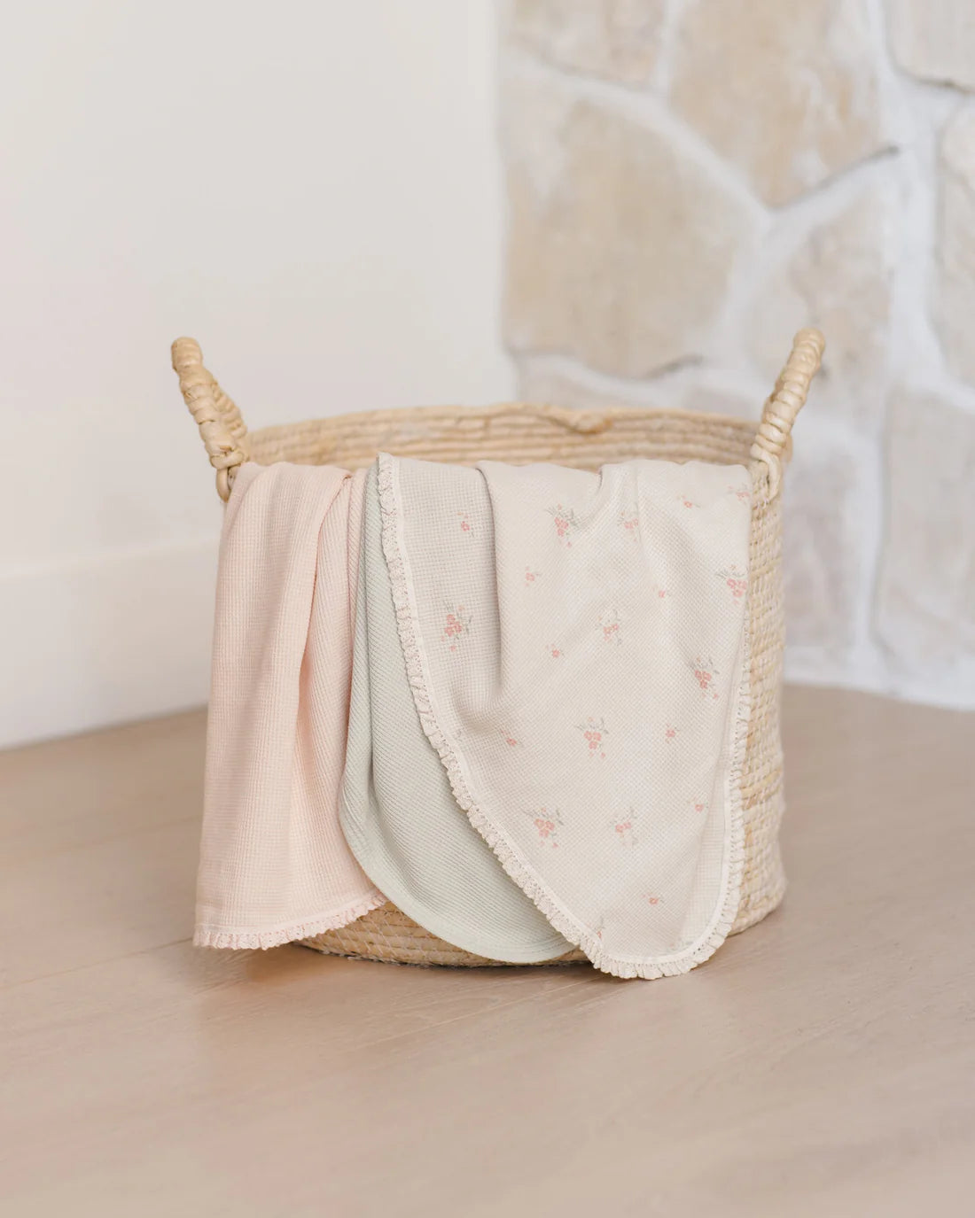 Quincy Mae - Vintage Rose Baby Swaddle