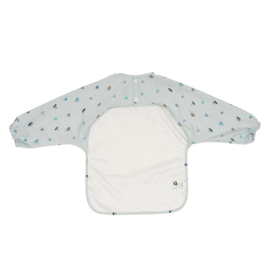 All4Ella- Sail Boats Recycled Long Sleeve Bib