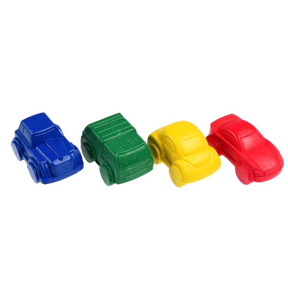 Rex London - Car Crayons Set- 4 Road Trip