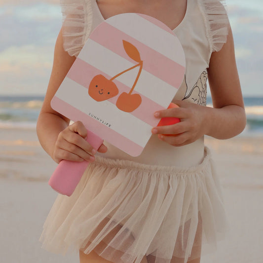 SunnyLife - Kids Velcro Beach Bats Cotton Candy Cherry