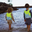 SunnyLife - Salty the Shark Swim Vest - Aqua Neon Yellow