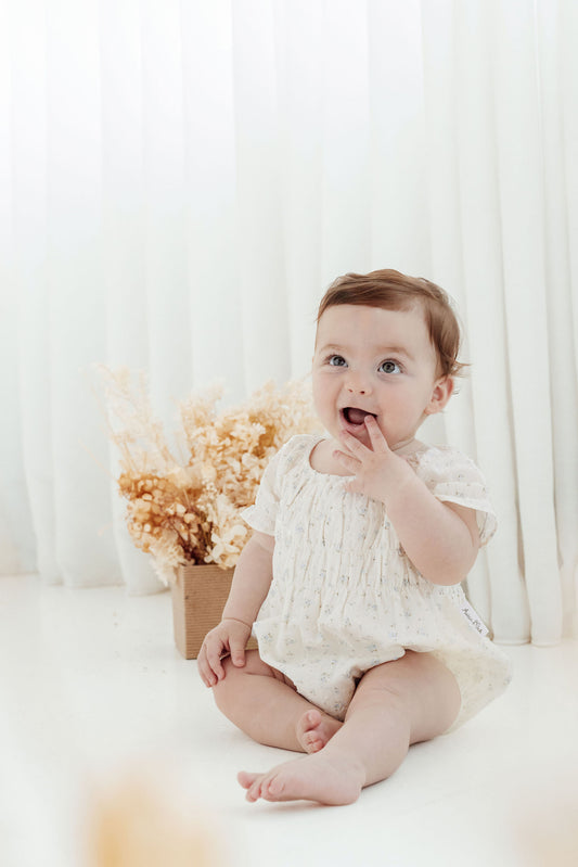 Aster and Oak - Sofia Floral Bubble Romper