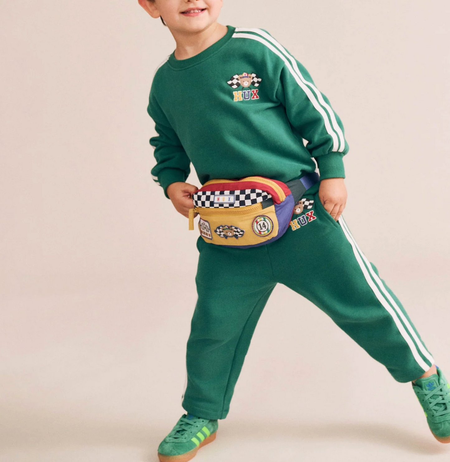 Hux Baby- Racer Stripe Sweatshirt