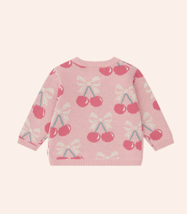 Hux Baby- Cherry Bow Pullover