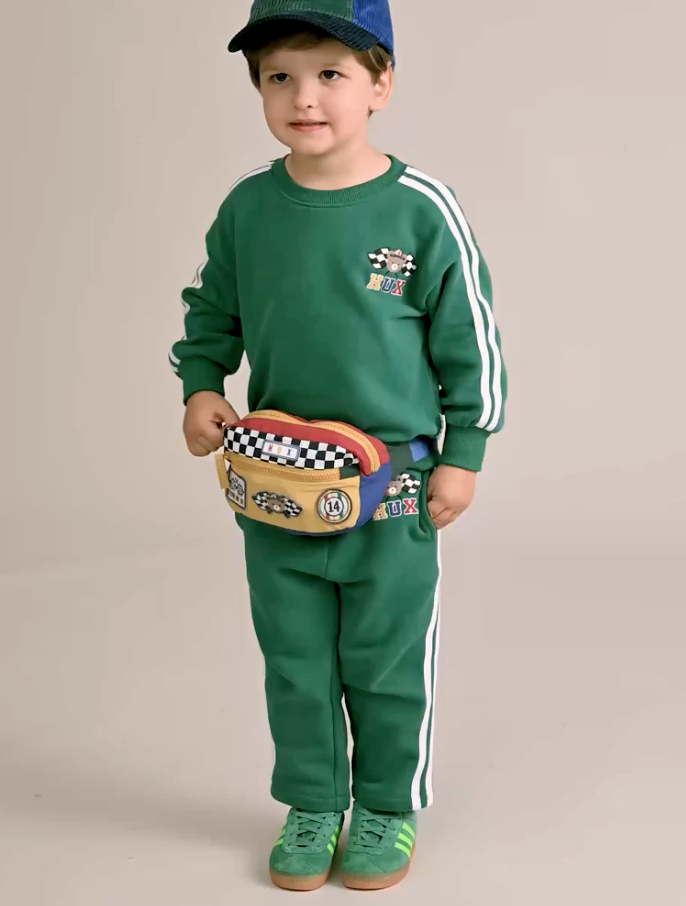 Hux Baby- Racer Stripe Trackpants