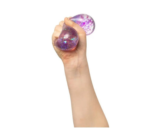 Sensory Sprouts - Galaxy Glitter Balls (Pink, Yellow & Purple)