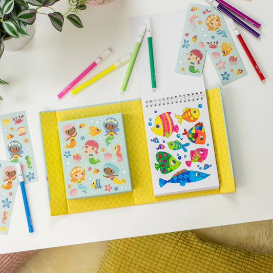 Tiger Tribe- Colouring Set- Mermaids