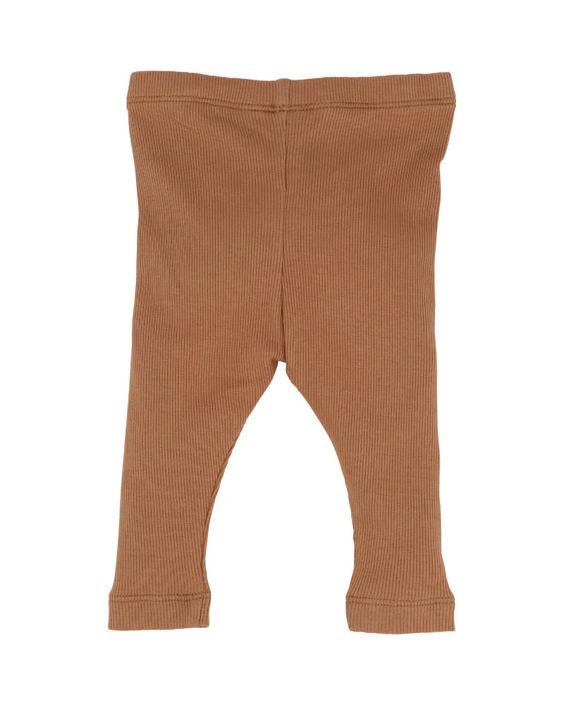 Bebe - Biscuit Rib Organic Leggings