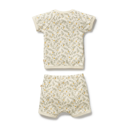 Wilson & Frenchy - Lemon Leaf Organic Kimono Set