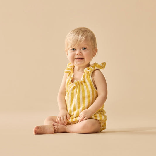 Wilson & Frenchy - Honey Wave Organic Terry Tie Playsuit