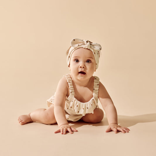 Wilson & Frenchy Little Lady Bugs Organic Cotton Baby Headband