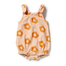 Wilson & Frenchy Daisy Glow Organic Terry Tie Playsuit