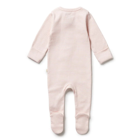 Wilson & Frenchy - Cantelope Organic Rib Zipsuit