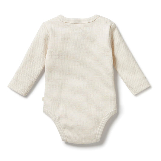 Wilson & Frenchy - Oatmeal Organic Rib Bodysuit
