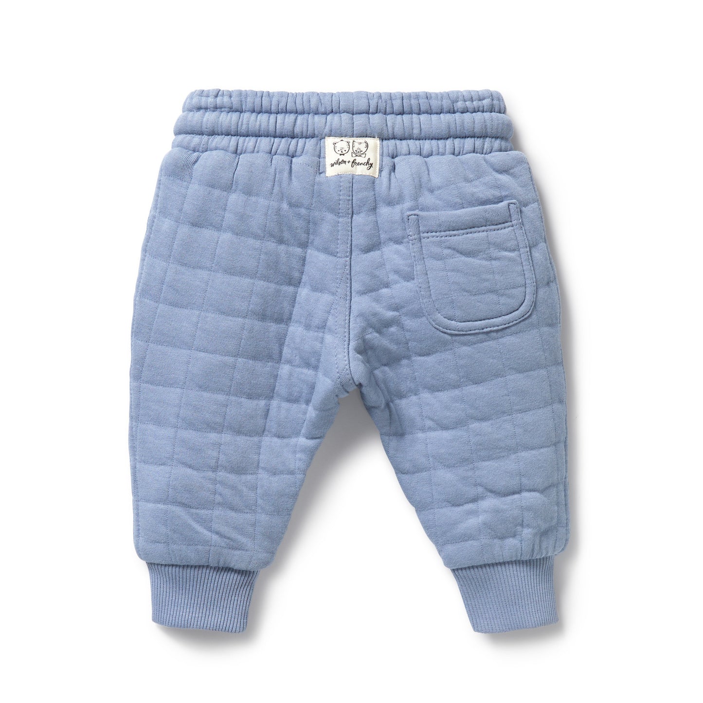 Wilson & Frenchy - Sky Blue Organic Quilted Sweat Pant