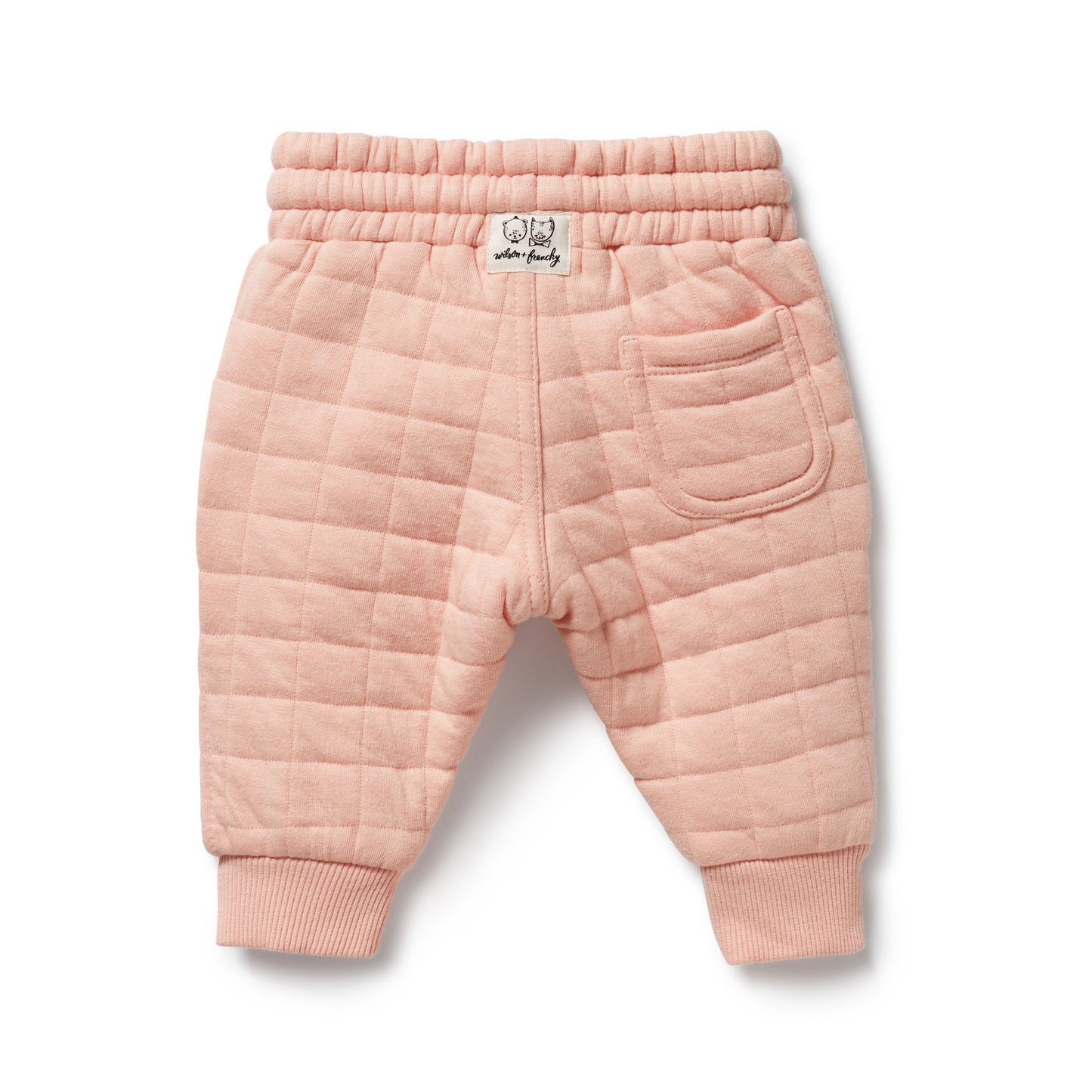 Wilson & Frenchy - Pretty Pink Organic Quilted Sweat Pant