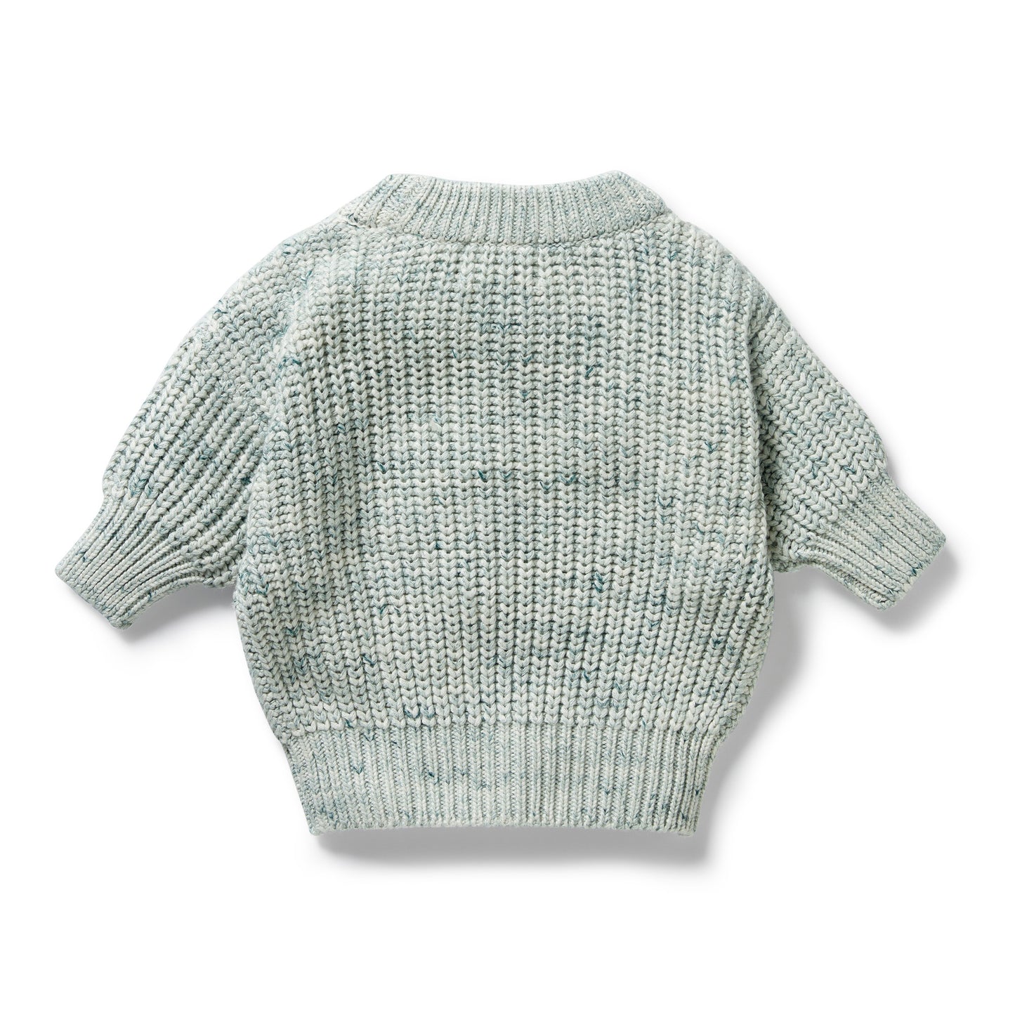 Wilson & Frenchy - Moss Speckle Organic Knitted Jumper
