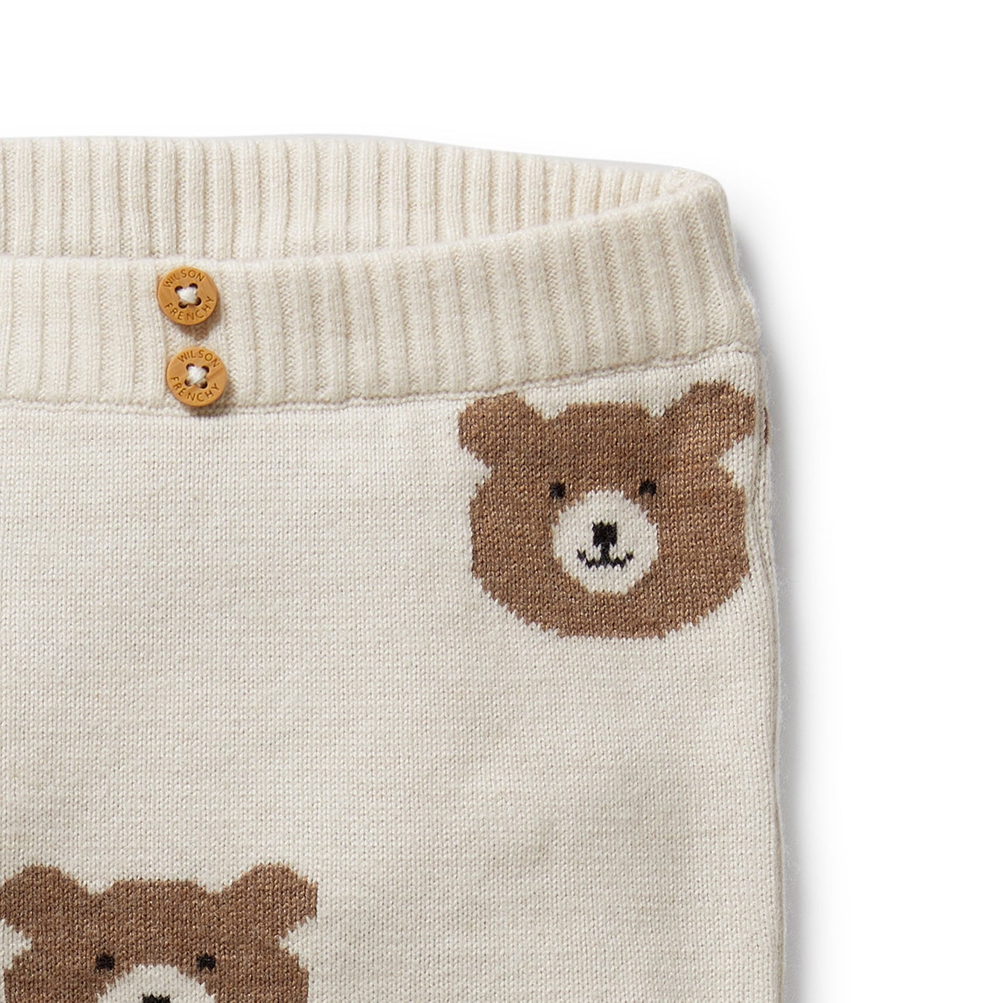 Wilson & Frenchy - Beary Cute Organic Knitted Jacquard Legging