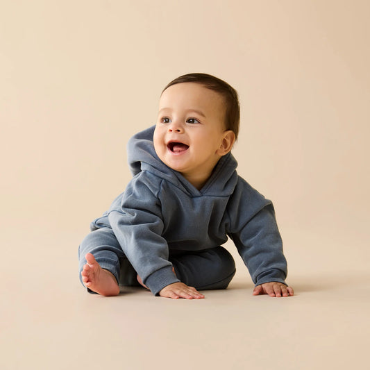 Wilson & Frenchy - Twilight Blue Hood Terry Sweat