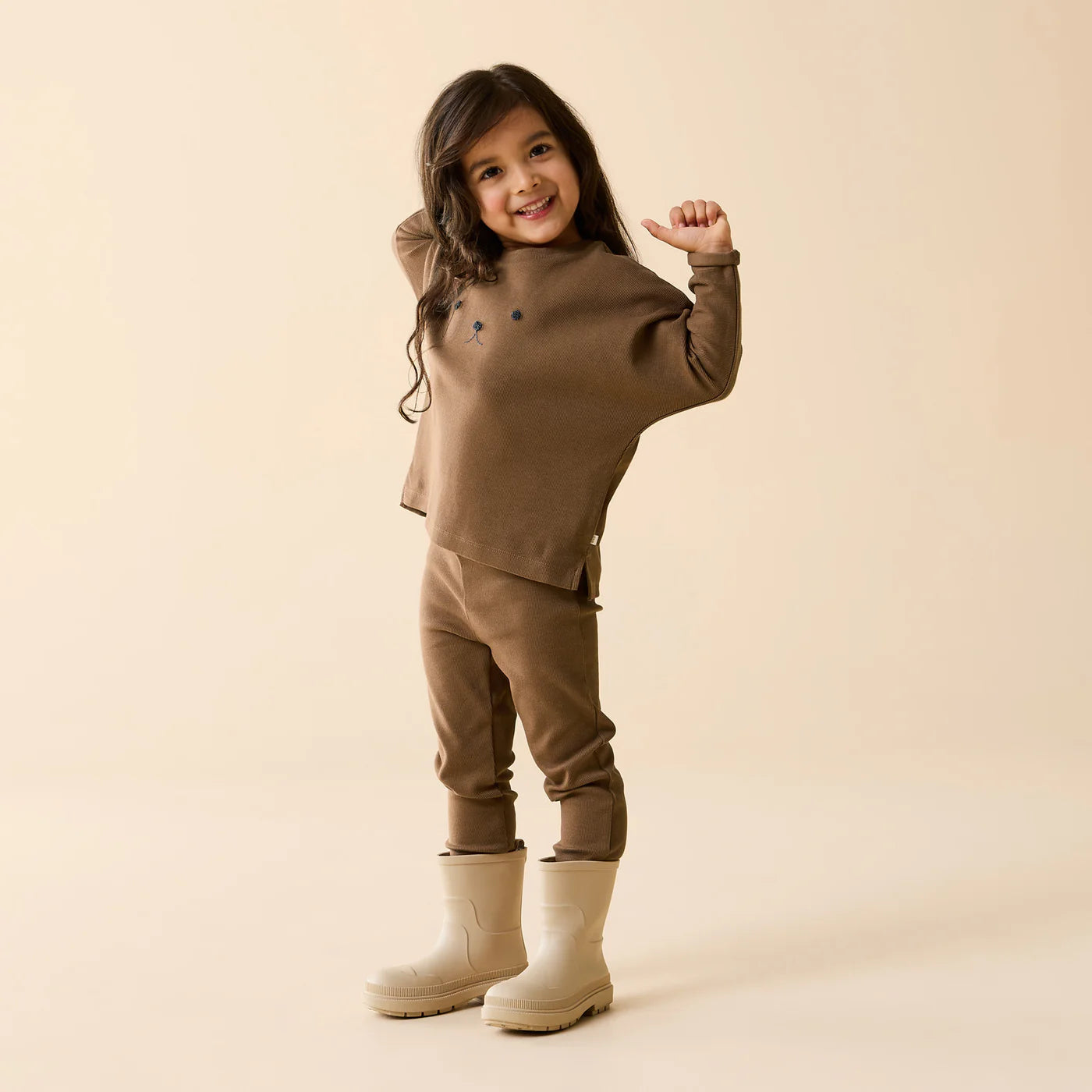 Wilson & Frenchy - Nutmeg Rib Legging