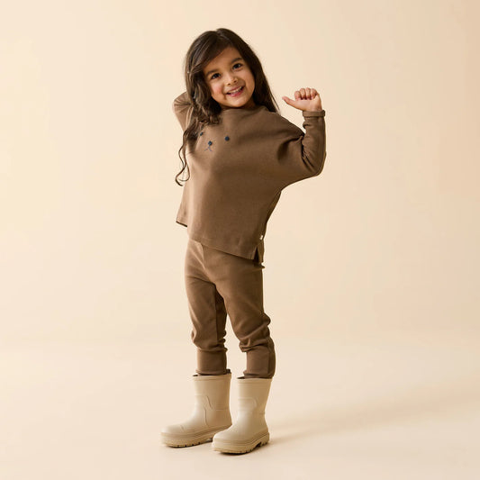 Wilson & Frenchy - Nutmeg Rib Legging