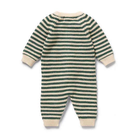 Wilson & Frenchy - Clover Knitted Stripe Growsuit