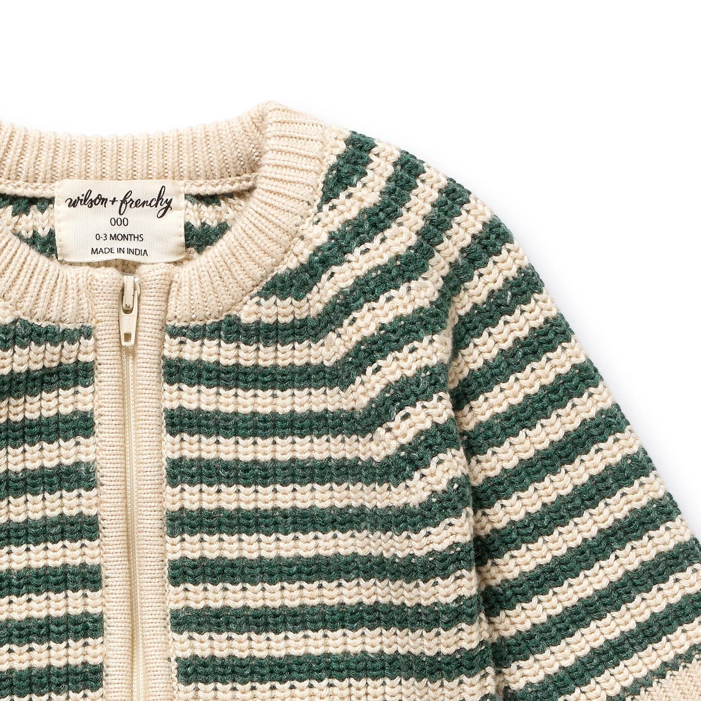Wilson & Frenchy - Clover Knitted Stripe Growsuit