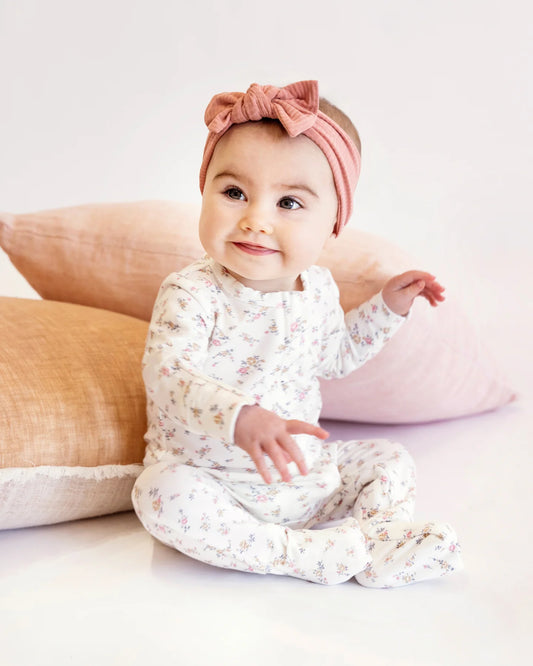 Bebe - Rosie Print Long Zipsuit