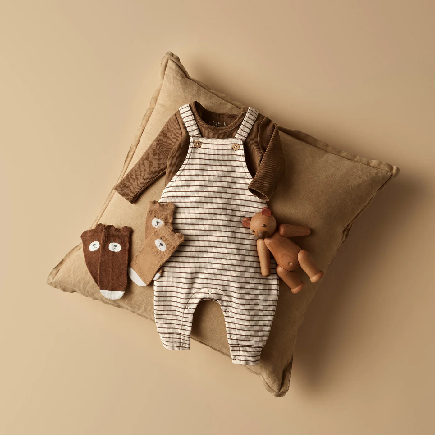 Wilson & Frenchy - Nutmeg Rib L/S Bodysuit