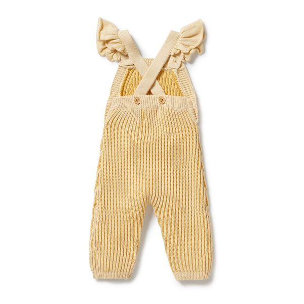 Wilson & Frenchy- Dijon Knitted Ruffle Overall