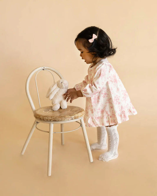 Bebe- Fern Birds Organic Overlay Dress