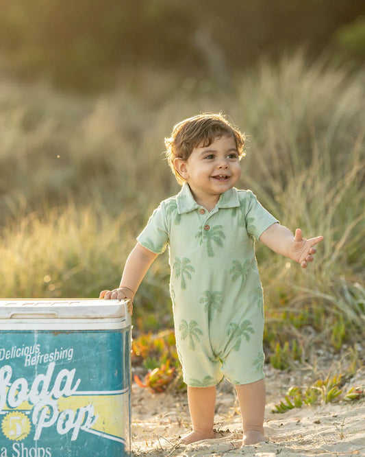 Bebe - Ivan Palm Polo Romper