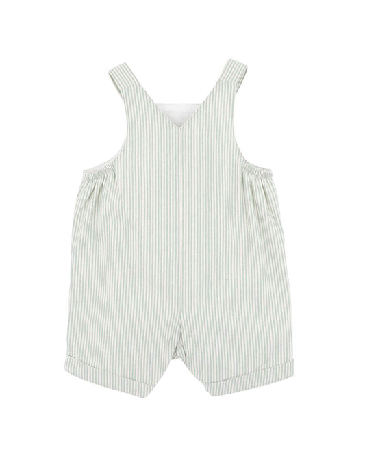Bebe - Roman Green Stripe Overalls