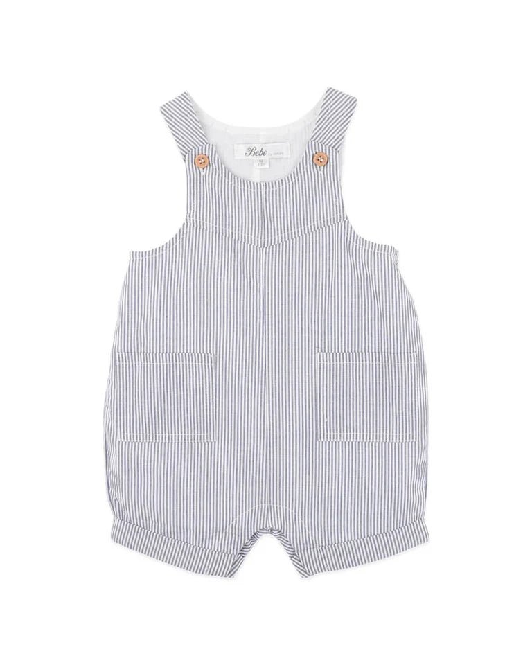 Fox & Finch - Evan Blue Stripe Overalls