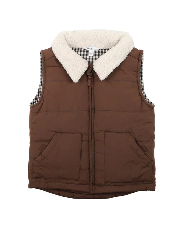 Bebe- Brown Puffer Vest